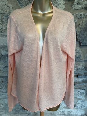Open-Front button back Cardigan